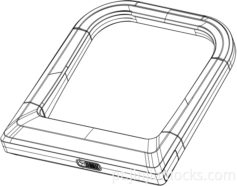 Novo design revestido com silício D nítido para serviço pesado u trava bloqueio bloqueio ebike locl